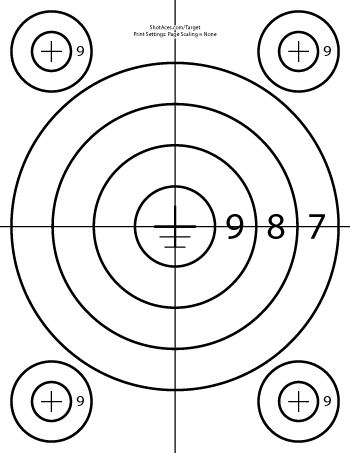 Free Printable Target From Shot Aces